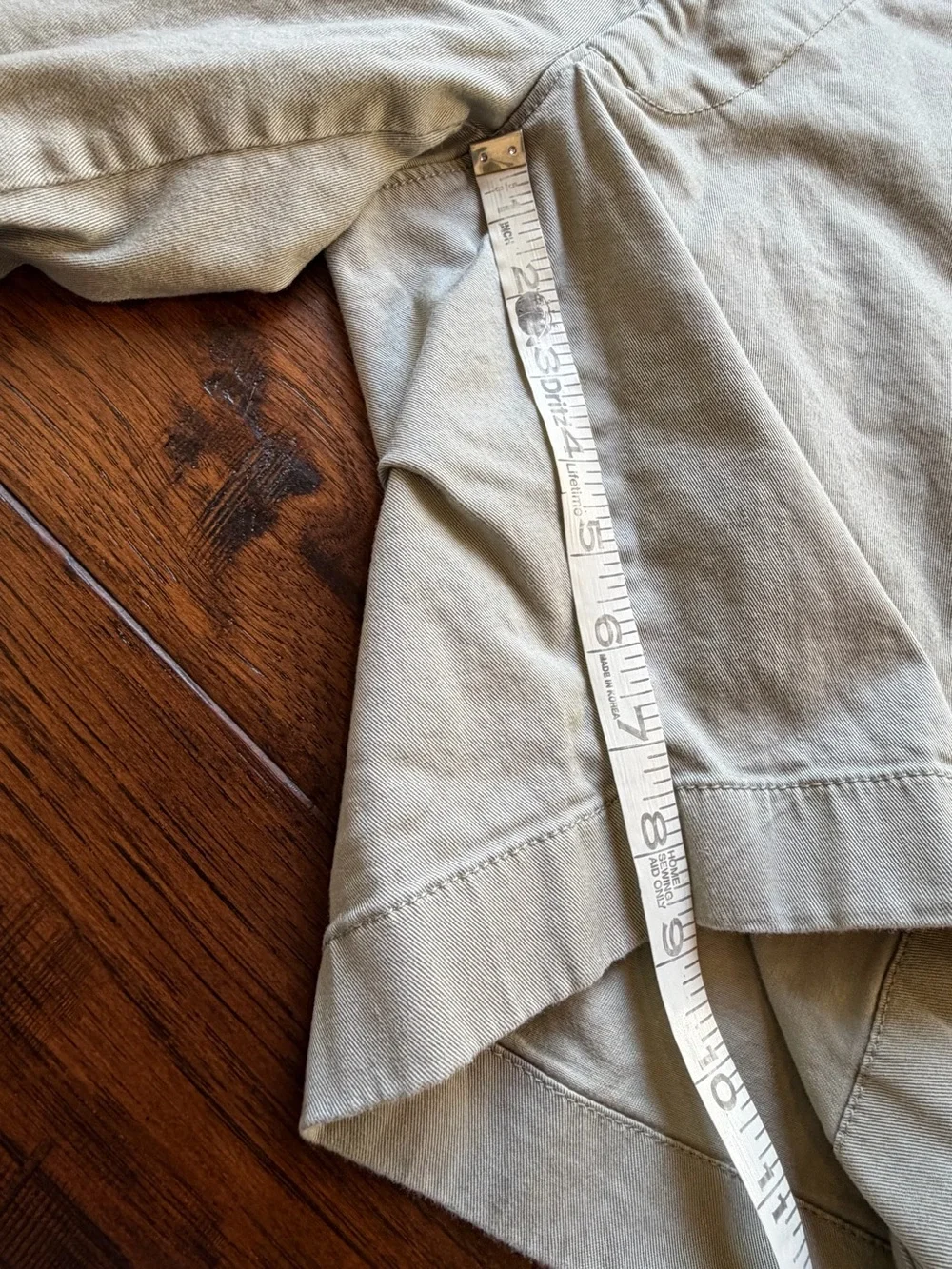 J. Crew Men's Light Beige Flat-Front Cotton Shorts
